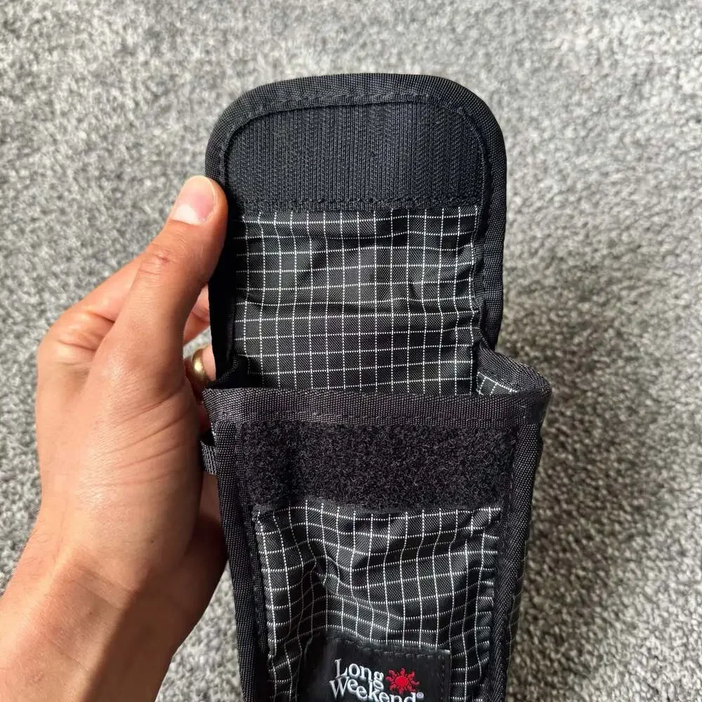 Long Weekend Grid Ripstop Accessory Pouch
